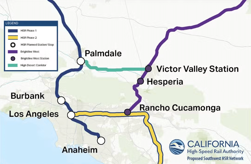 California High-Speed Rail, High Desert Corridor Sign Agreement to Fill Key Gap in Statewide High-Speed Network